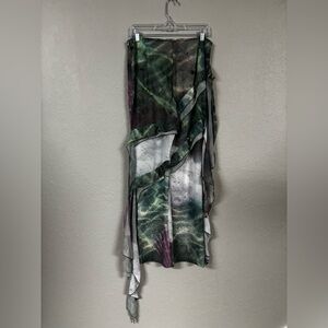 Sheer flowy pants (mermaid costume or swim cover up)